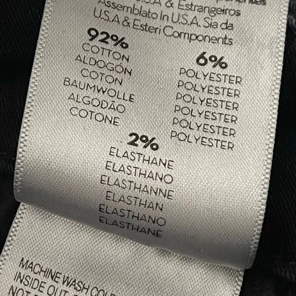 Mother High Waisted Looker Ankle Fray Womens 28 Skinny Raw Hem Stretch Revolve - Picture 10 of 10